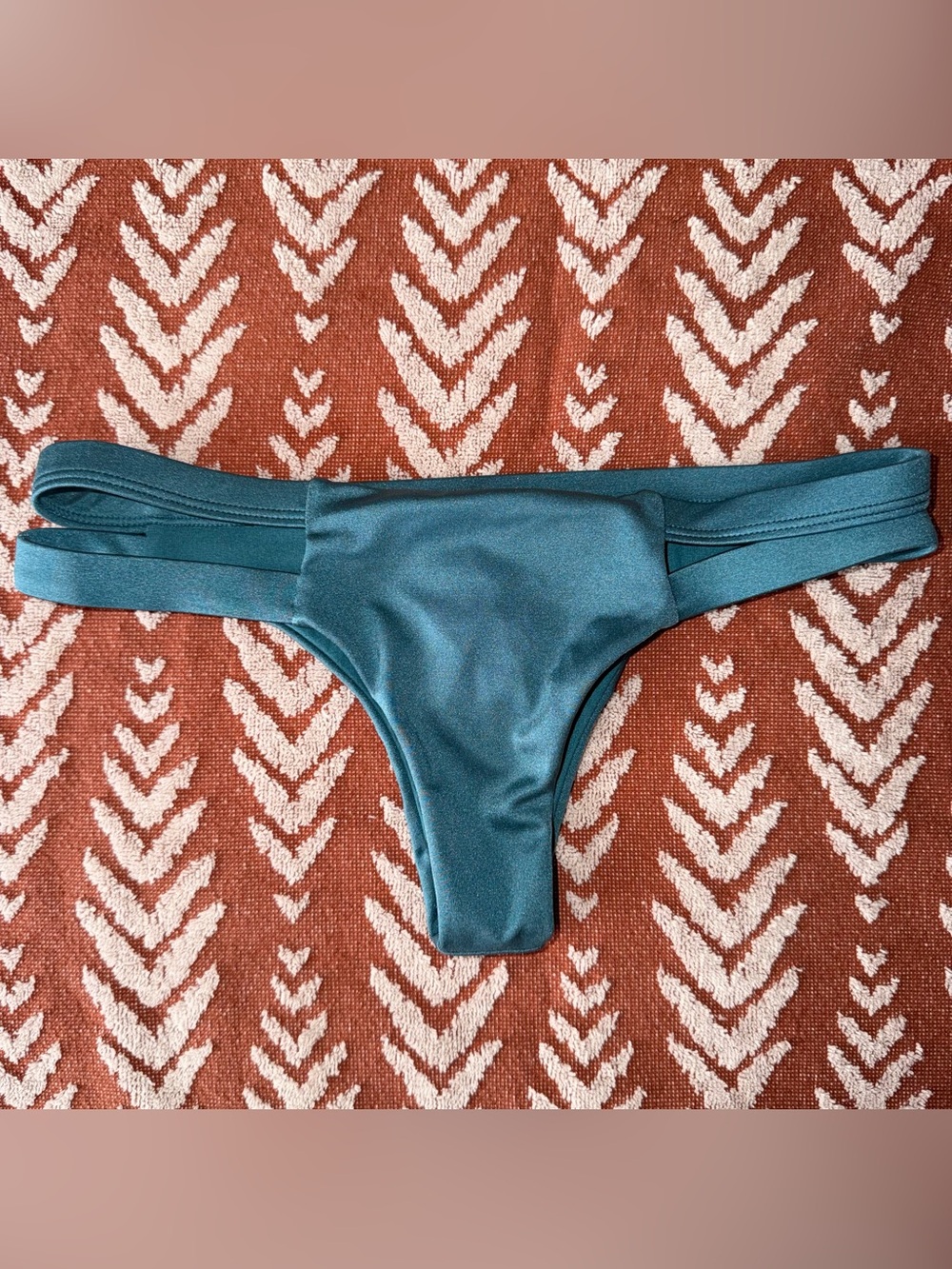 Billabong Sol Searcher Isla Teal Green double Strappy Bikini Bottom